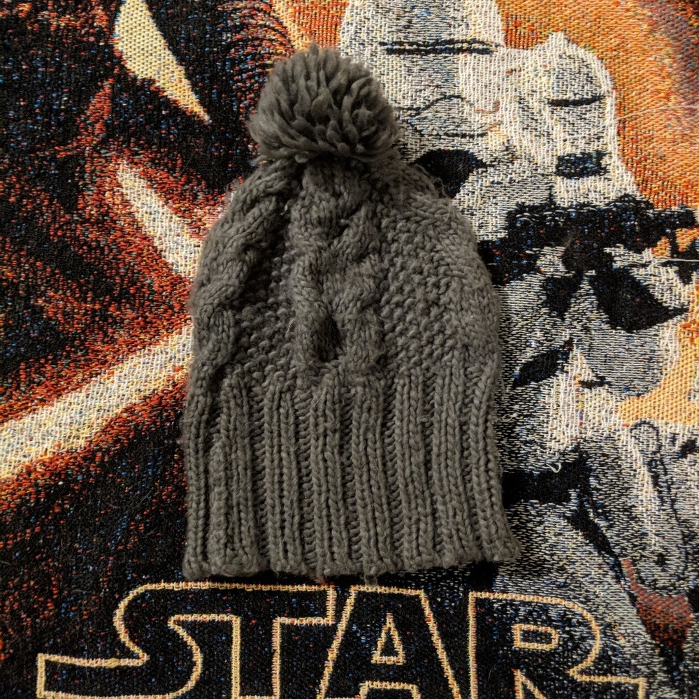 Grey Floppy Beanie